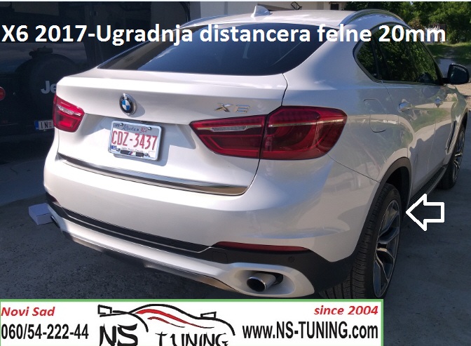 bmw x6 f16 ugradnja distanceri felne 20mm 2016 2017 2018 godiste novi sad beograd ns tuning 5x120